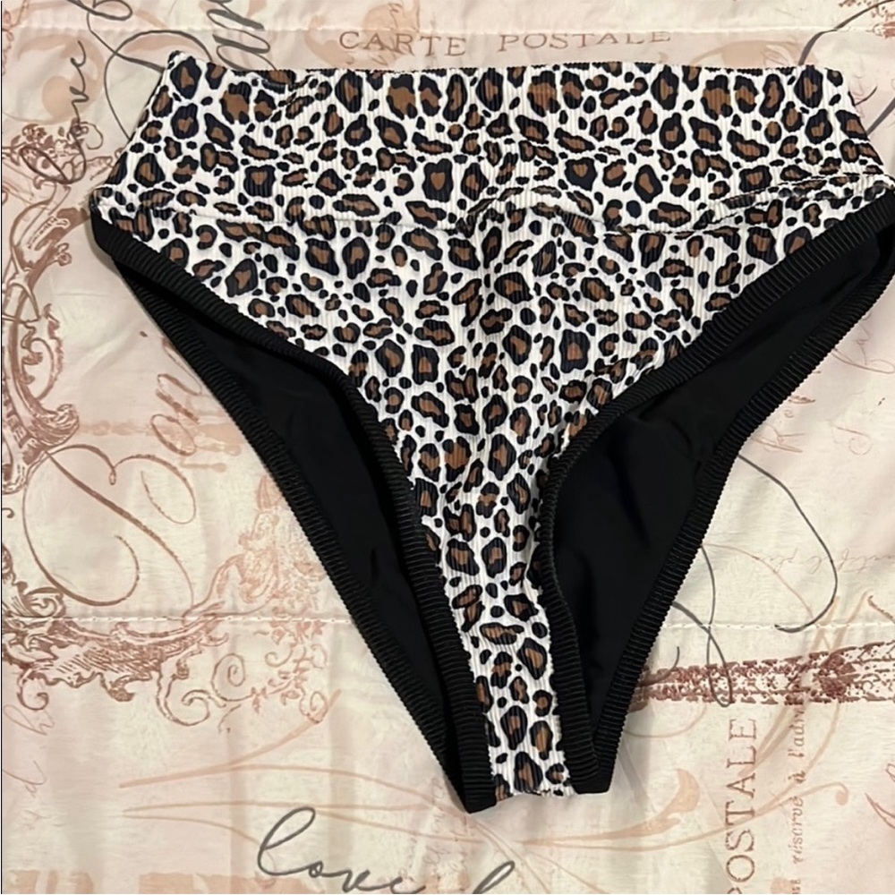 Leopard Print Bikini Bottoms